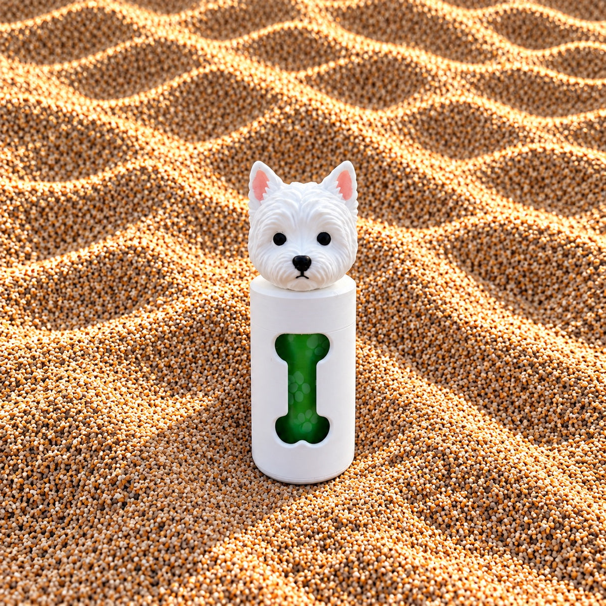 Porta-Sacos para Passeio — West Highland White Terrier (Westie)