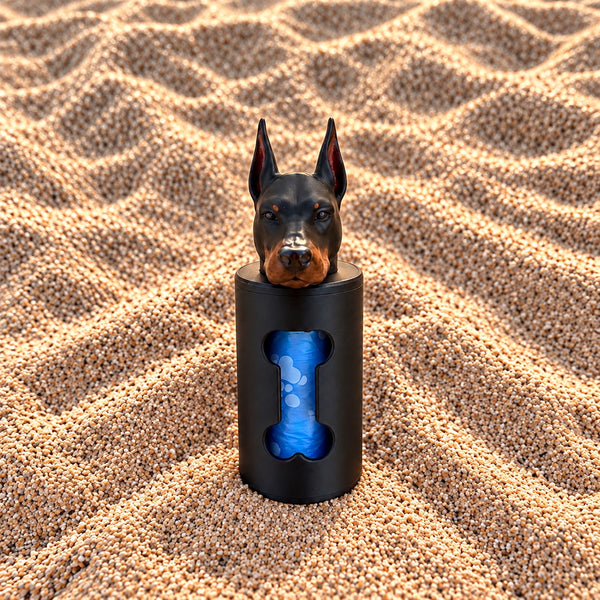 Porta-Sacos para Passeio — Doberman
