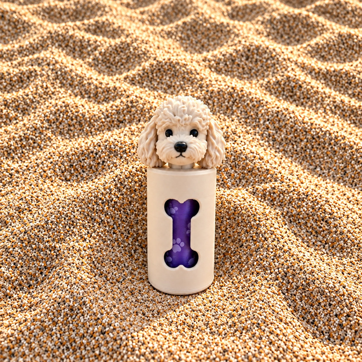 Porta-Sacos para Passeio — Poodle / Caniche Toy — Tradicional