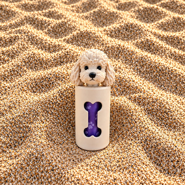 Porta-Sacos para Passeio — Poodle / Caniche Toy — Tradicional