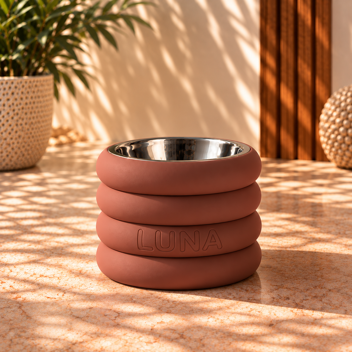 Suporte Personalizado | Rings + Tigela Inox