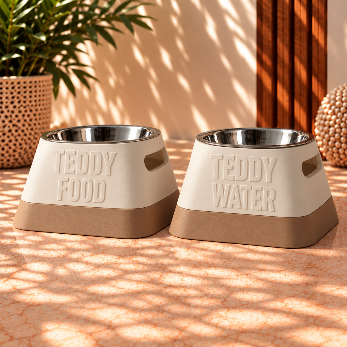 Suporte Personalizado | Cube + Tigela Inox