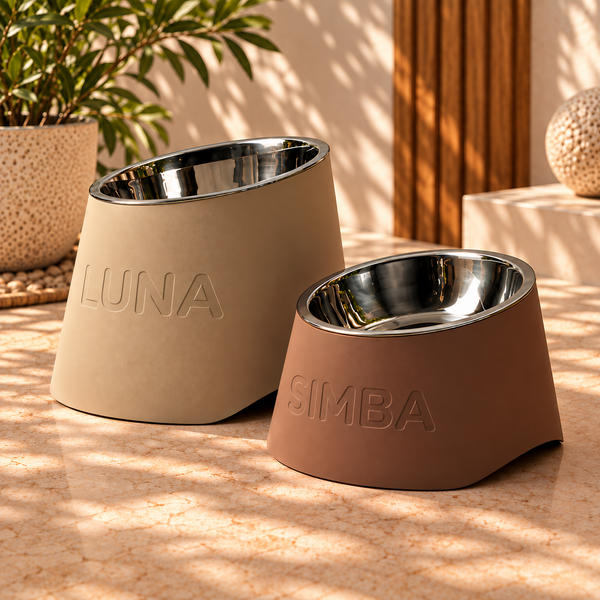 Suporte Personalizado | Inclinado + Tigela Inox