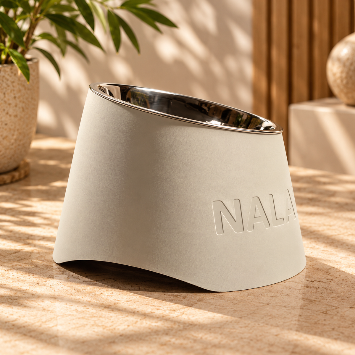 Suporte Personalizado | Inclinado + Tigela Inox