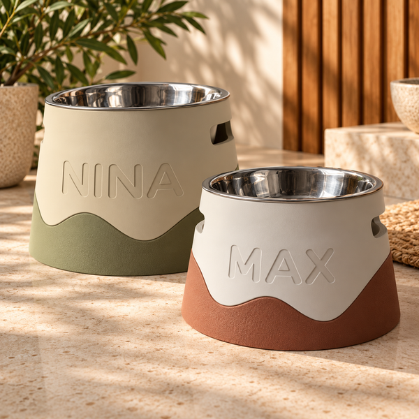 Suporte Personalizado | Texturizado + Tigela Inox
