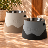 Suporte Personalizado | Texturizado + Tigela Inox