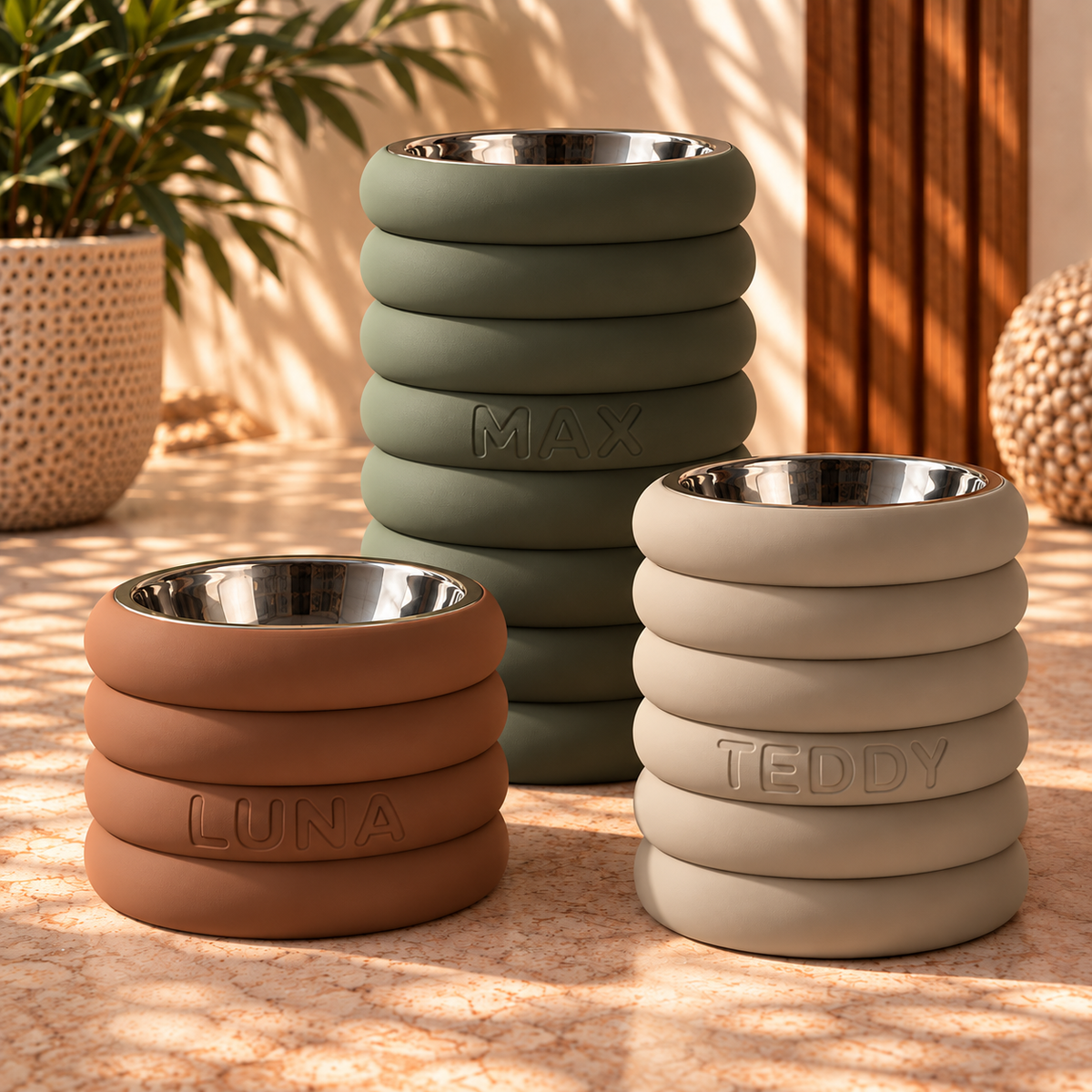 Suporte Personalizado | Rings + Tigela Inox
