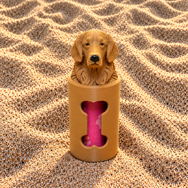 Porta Sacos para Passeio | Golden Retriever
