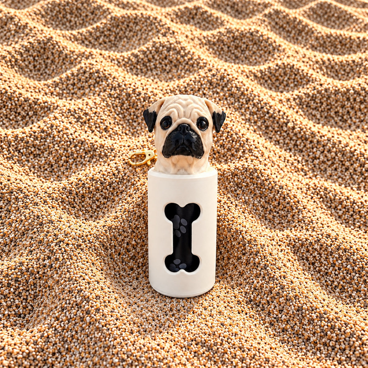 Porta-Sacos para Passeio — Pug